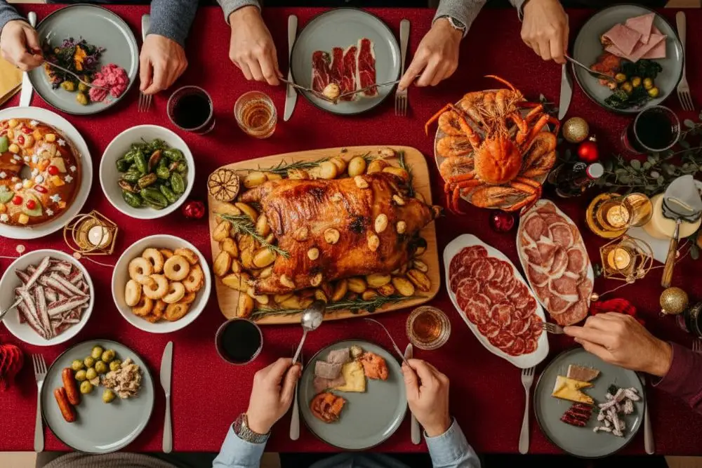 Cuál es la comida típica de Navidad en España
