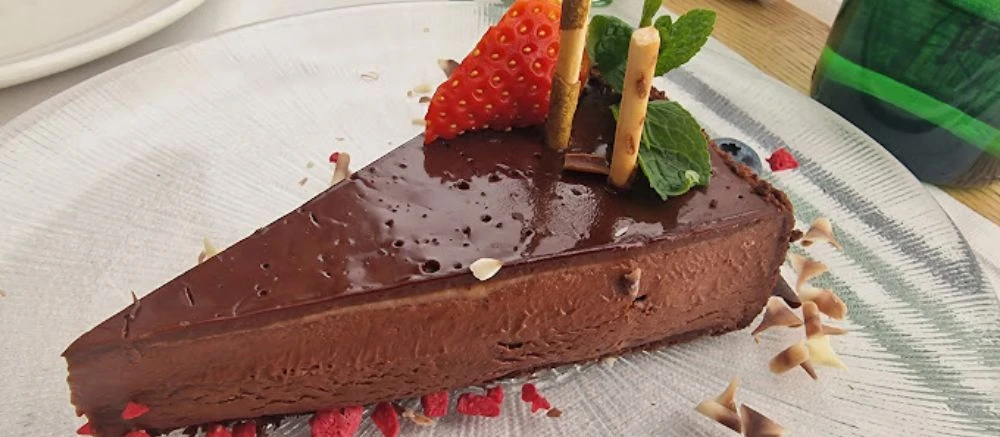 tarta de chocolate con menta